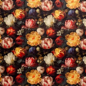 Blomster mbel velour