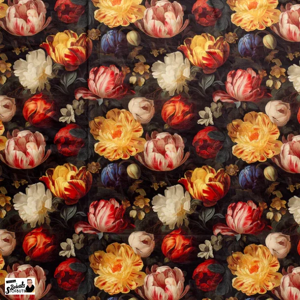 Blomster mbel velour