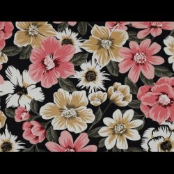 Blomster viskose stretch