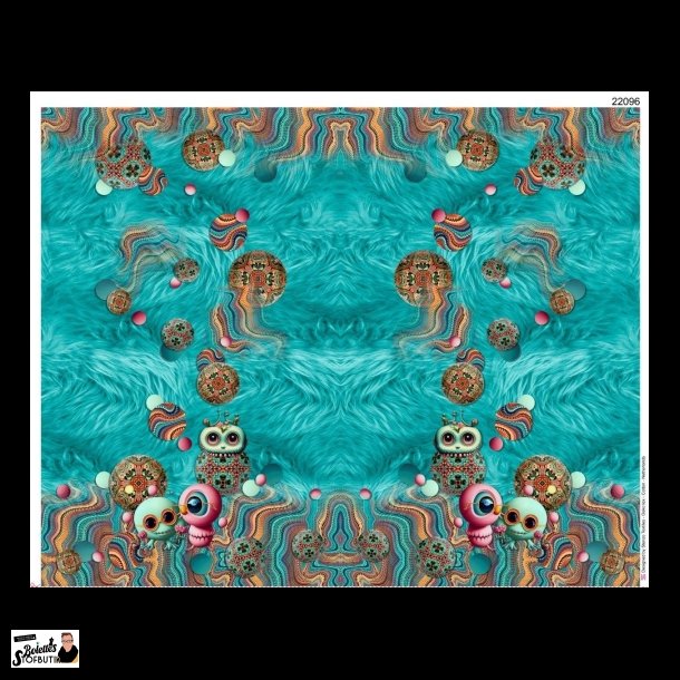 Sde monster panel bomuldsjersey