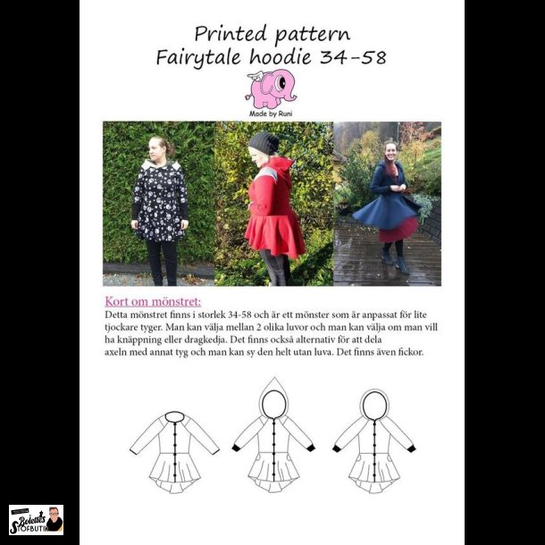 Fairytale hoodie voksen