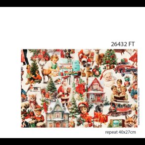 Gammel jul french terry