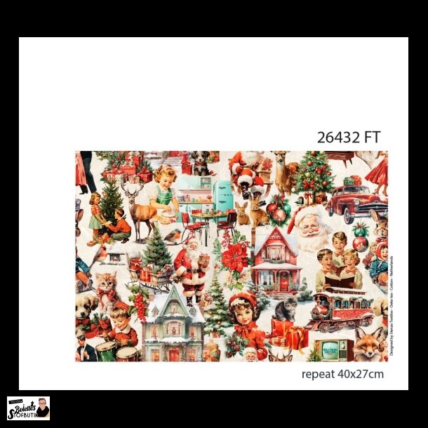 Gammel jul french terry
