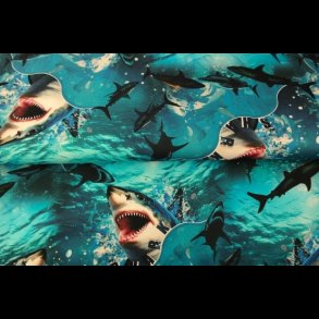 Great white allover bomulds jersey