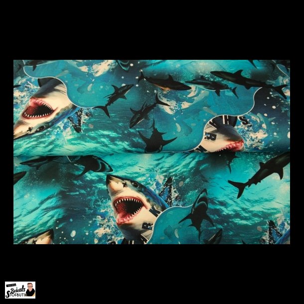 Great white allover bomulds jersey