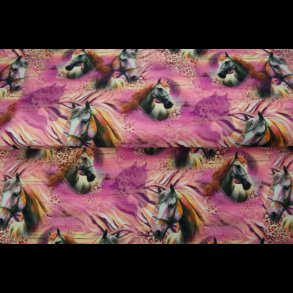 Fancy heste bomulds jersey