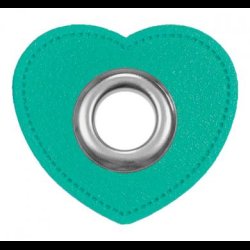 Snre huller i imiteret lder hjerte