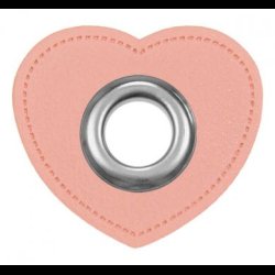 Snre huller i imiteret lder hjerte