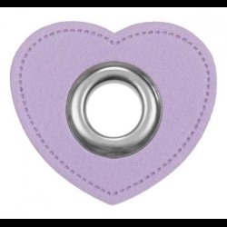 Snre huller i imiteret lder hjerte