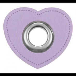 Snre huller i imiteret lder hjerte