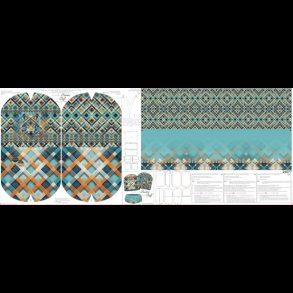 Squared hue/halsedisse panel voksen