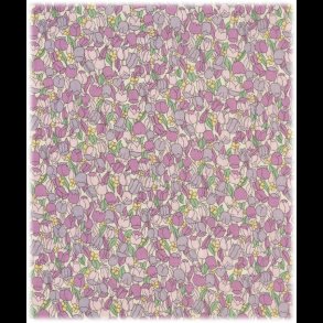 Lilla blomster kanvas