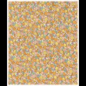 Gule blomster kanvas