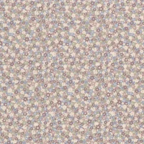 Sm lilla blomster bomulds jersey