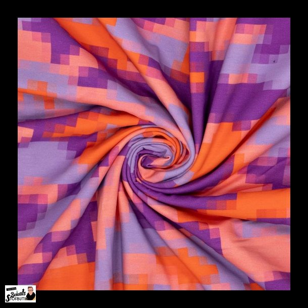 Pixeleret french terry