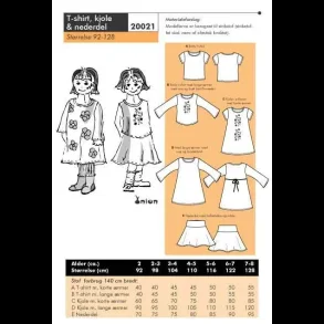T-shirt, kjole & nederdel 20021