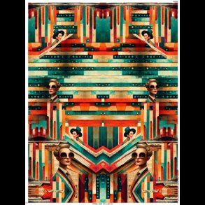 Mrs Governor panel bomulds jersey