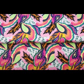 Pastel tropics bomulds jersey