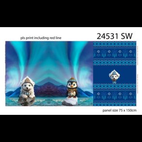 Noth meets south french terry panel