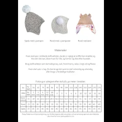 Hue med og uden pompon