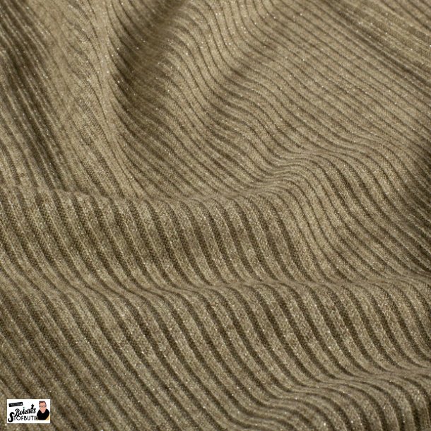 Rib jersey strik lyrex