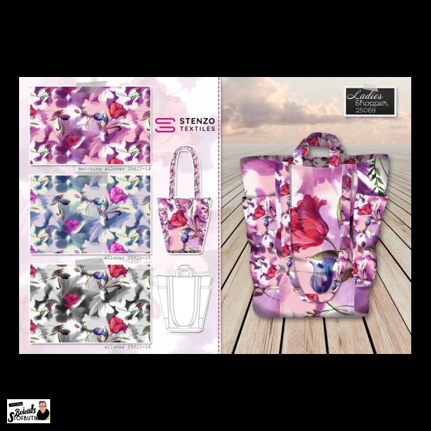 Floral dream fancy shopper panel
