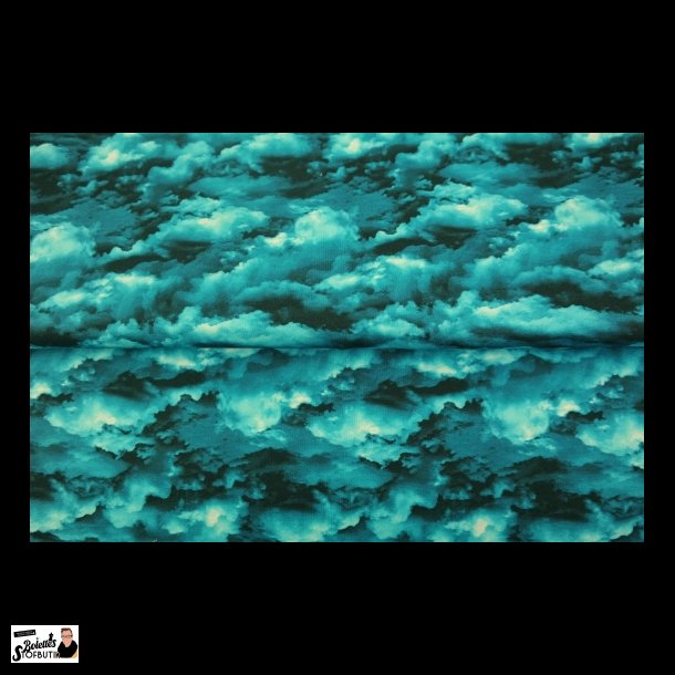 Cloudy sky french terry
