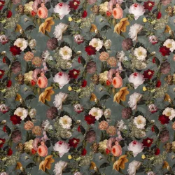 Sm blomster mbel velour