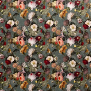 Sm blomster mbel velour