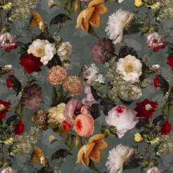 Sm blomster mbel velour