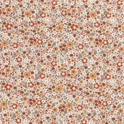 Sm blomster efterr bomulds jersey