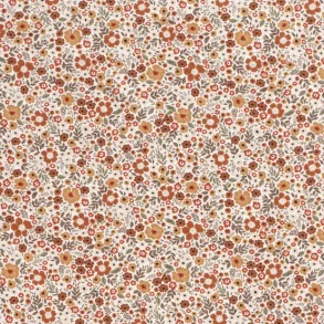 Sm blomster efterr bomulds jersey