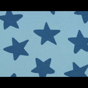 Stjerner bl french terry
