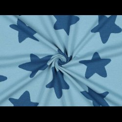 Stjerner bl french terry