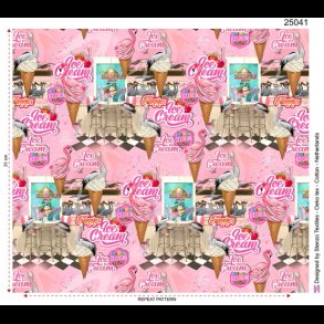 Pink diner bomulds jersey