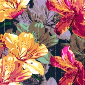 Store blomster fast viskose