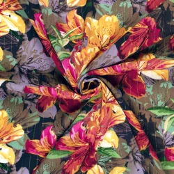 Store blomster fast viskose