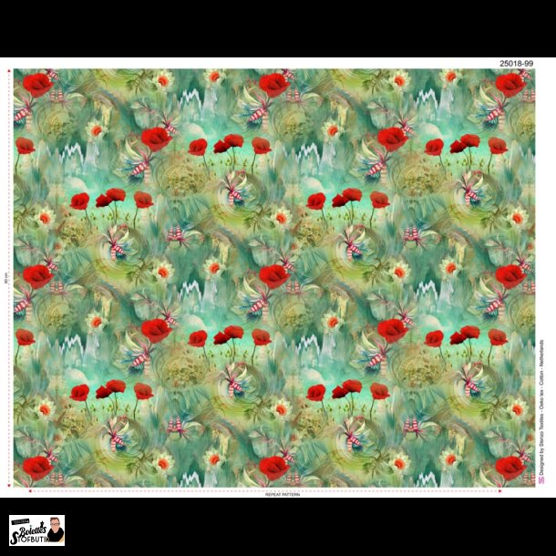 Poppy adventures bomulds jersey