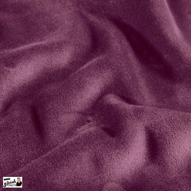 Velour med fleece p bagsiden