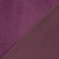 Velour med fleece p bagsiden