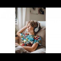 Graffiti bomulds jersey